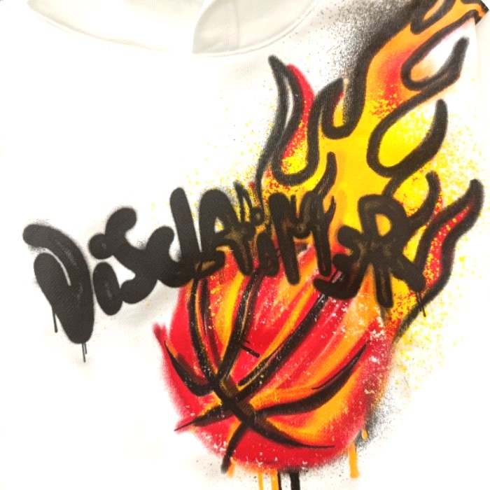 Disclaimer Flame Basket Hoodie Junior
