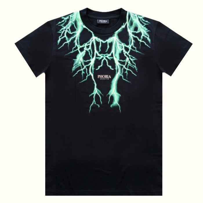 Phobia Archive Green Lightning T-Shirt Junior