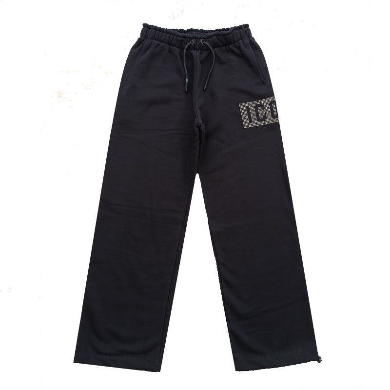 Icon Glitter Logo Wide Leg Jogger Junior
