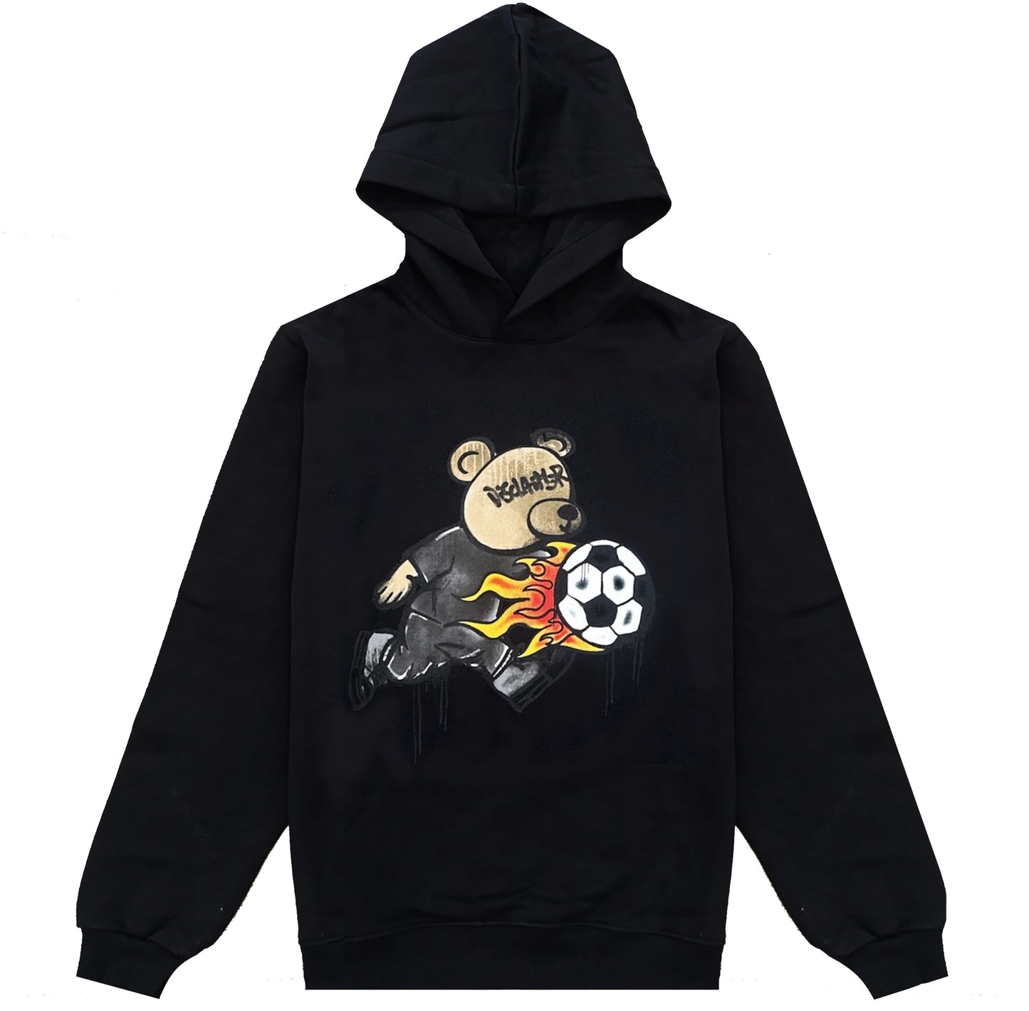 Disclaimer Soccer Flame Hoodie Junior