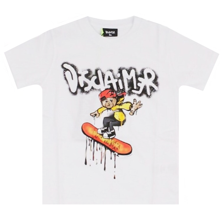 Disclaimer Skate Bear T-Shirt Junior