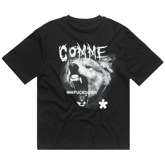 Comme Des Fuckdown Retro Logo T-Shirt Uomo