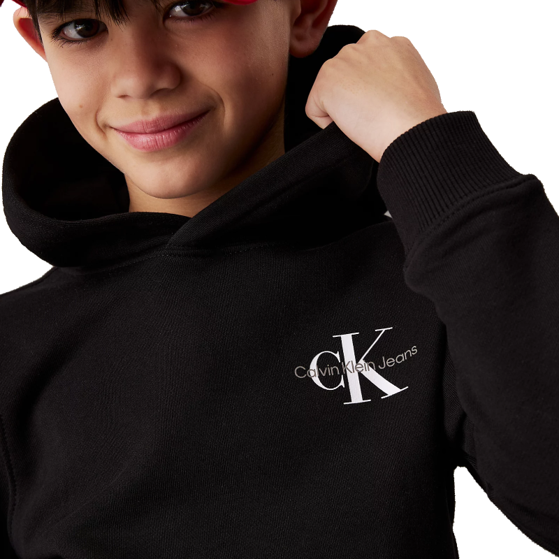 Calvin Klein Small Monogram Logo Hoodie Junior