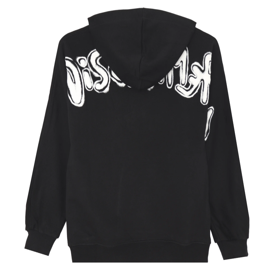 Disclaimer Retro Logo Basic Hoodie Junior