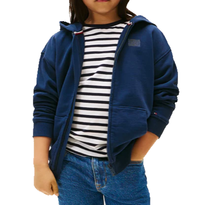 Tommy Jeans Tonal Flag FZ Hoodie Junior
