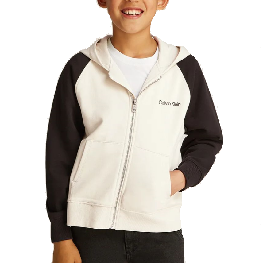 Calvin Klein Jeans Color Block Full Zip Hoodie Junior