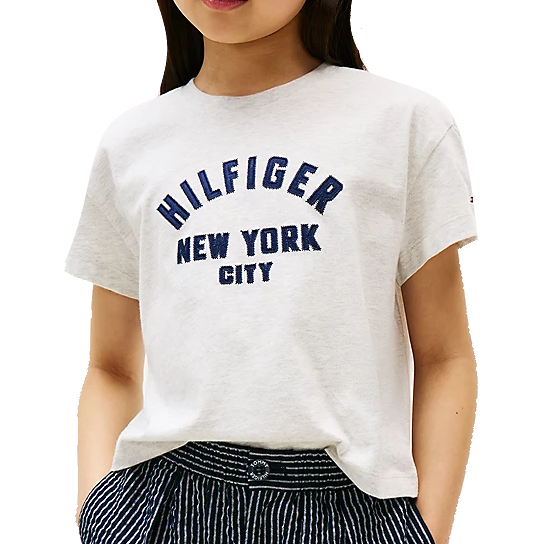 Tommy Jeans Satin Applique T-Shirt Junior