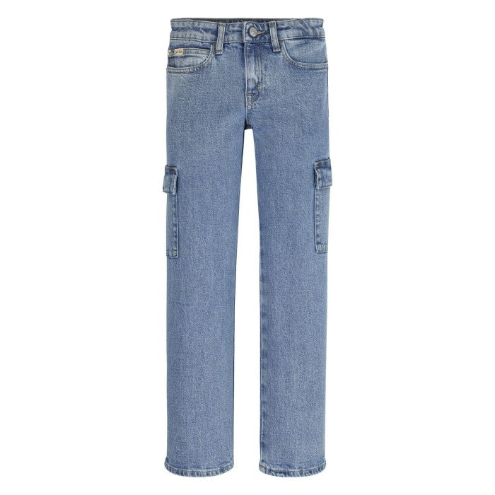 Calvin Klein Jeans High Rise Straight Cargo Junior