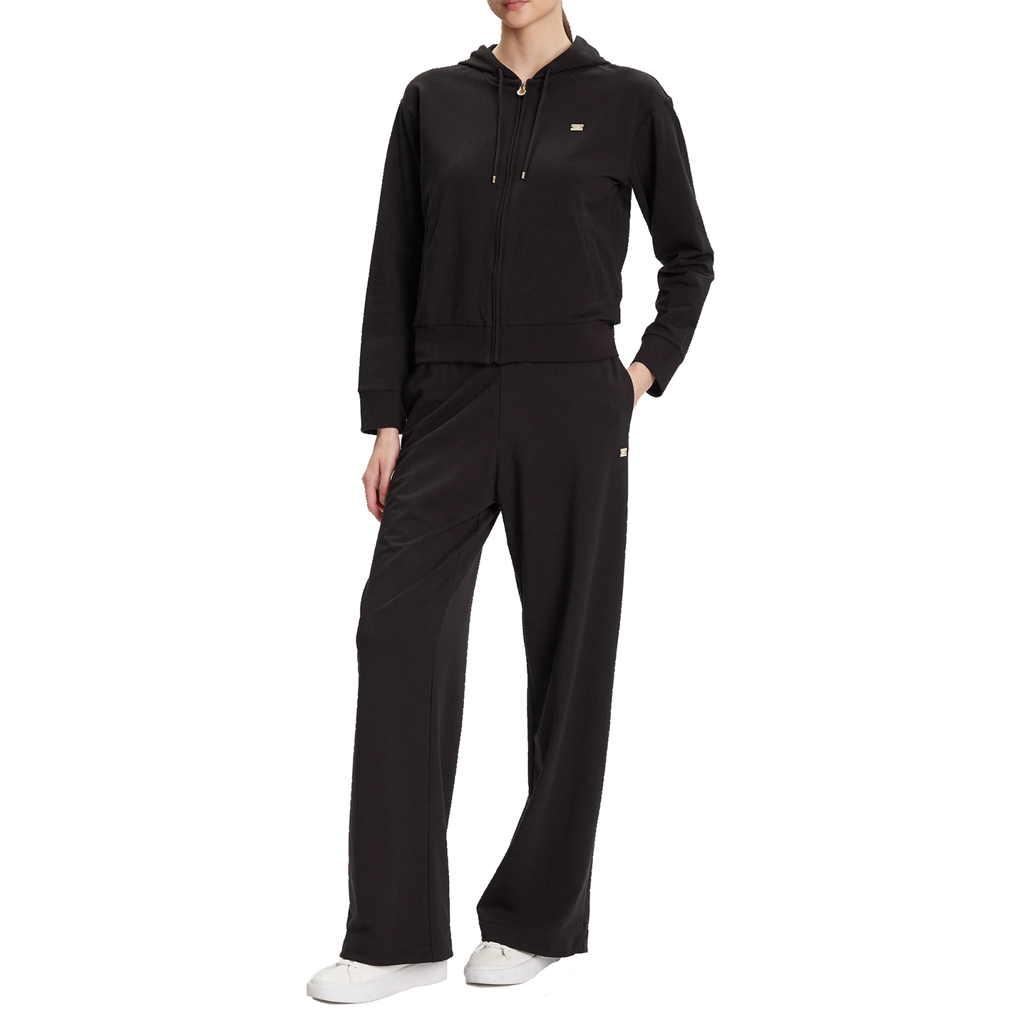 EA7 Badge Suit Full Zip Hoodie Donna