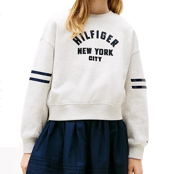 Tommy Jeans Satin Applique Crew Junior