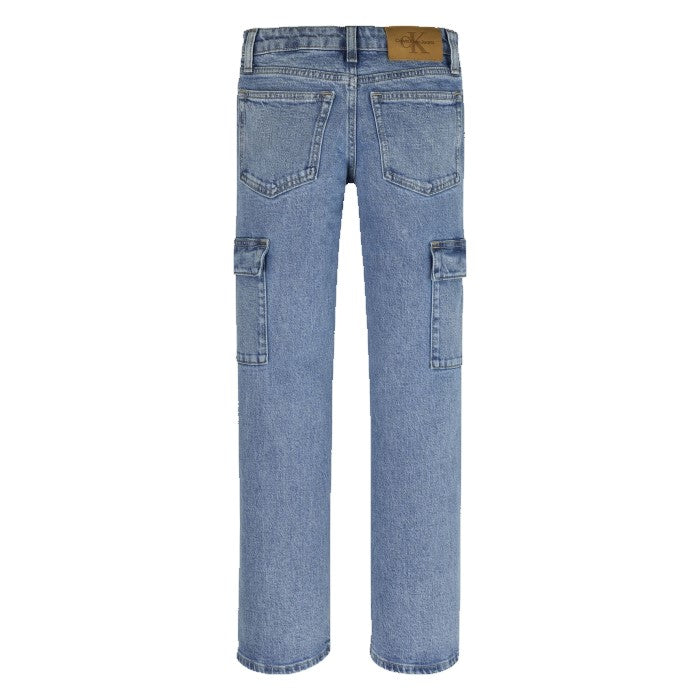 Calvin Klein Jeans High Rise Straight Cargo Junior