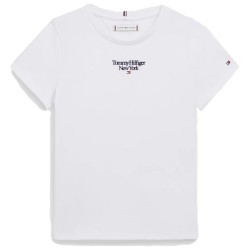Tommy Hilfiger Jeans T-Shirt Graphic White Junior KG0KG07083-YBR