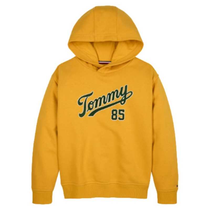 Tommy Hilfiger Jeans Hoodie Unisex 85 College Yellow Junior KB0KB07952-ZF4