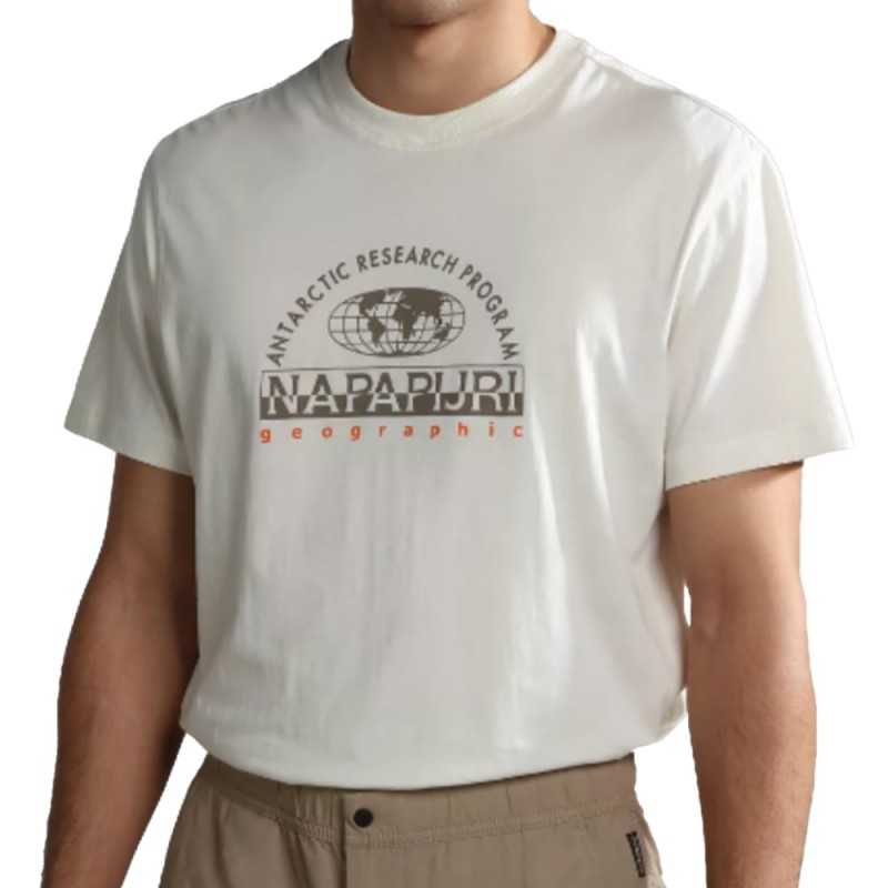 Napapijri T-shirt S-Macas SS White Whisper