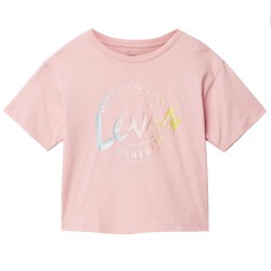 Levi's Gliter Multicolor T-Shirt Pink Junior 4EH190-AED
