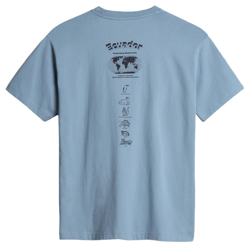 Napapijri S-Paradise SS T-Shirt Blue Faded NP0A4H24B2B1
