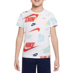 Nike Sportswear T-Shirt Multicolor White Kids 86K547-001