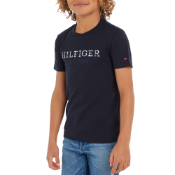 Tommy Hilfiger Logo T-Shirt Desert Sky Junior KB0KB08322-DW5