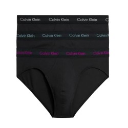 Calvin Klein Jeans Slip Cotton 3 Packe Black