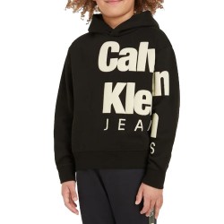 Calvin Klein Jeans Blow-Up Logo Fleece Hoodie Junior IB0IB01860-BEH