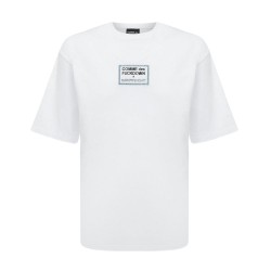 Comme Des Fuckdown T-Shirt Patch White CDFU2129