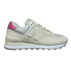 New Balance Sneaker 574 Light Grey Pink