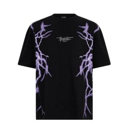 Phobia Archive T-shirt Purple Lightning Black