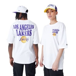 New Era T-shirt LA Lakers NBA White
