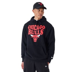 New Era Hoodie Chicago Bulls NBA Black