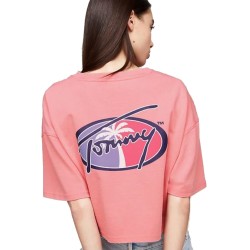Tommy Hilfiger Jeans T-shirt Crop Pink