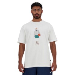 New Balance T-shirt Basketball White