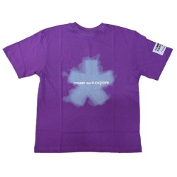 Comme Des Fuckdown T-shirt Purple