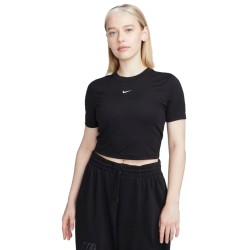 Nike T-shirt Crop Slim Black