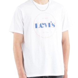 Levi's® Relaxed Fit Tee White con stampa 16143-0136