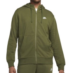 Nike sportswear club fleece zip hoodie green BV2648-328