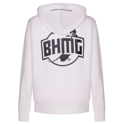 Bhmg Logo Hoodie White 032799