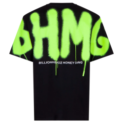 Bhmg t-shirt Maxi Logo Black Fluo 032808