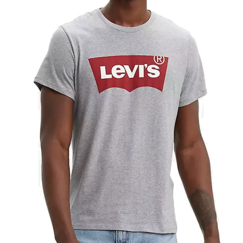 Levi's Housemark Tee Classic Logo grigio e rosso 17783-0138