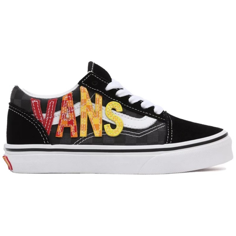 Vans Old Skool Flame Logo Check Repeat VN0A7Q5FABX1