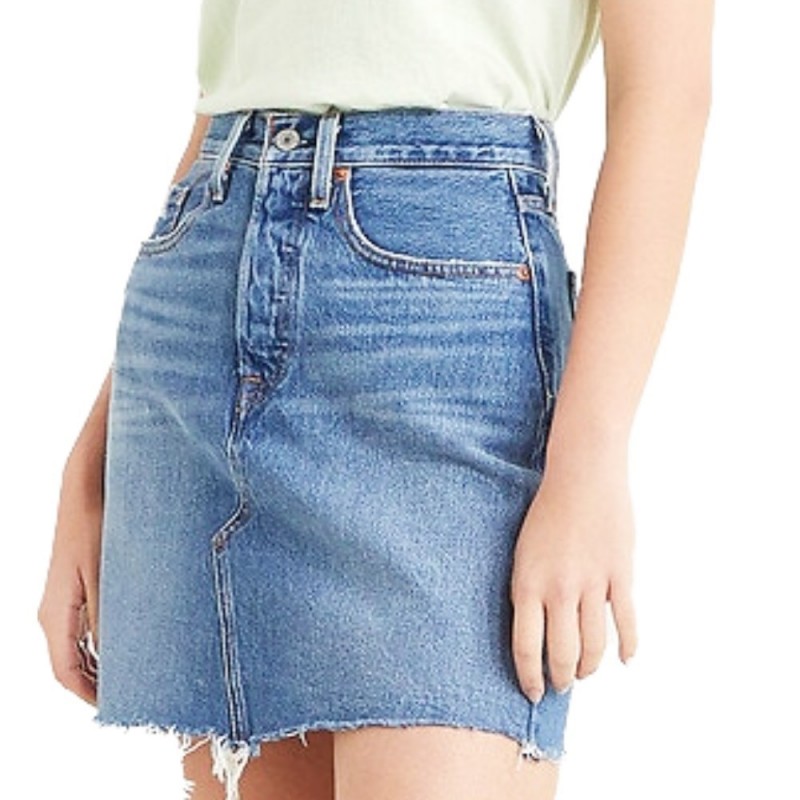 Levi's High-Rise Deconstructed Skirt Blitch 77882-0040