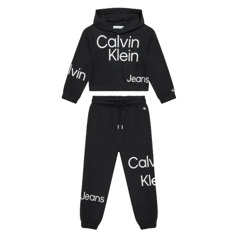 Calvin Klein Set Hoodie Black Kids IG0IG01769-BEH