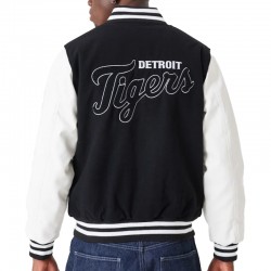 New Era Varsity Jacket Chicago Detriot Tigers Black