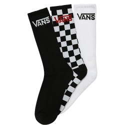 Vans Socks Check, White and Black (3pax)