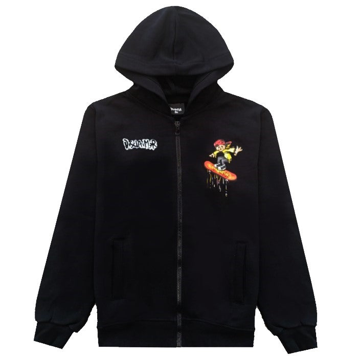 Disclaimer Skate Bear Full Zip Hoodie Junior