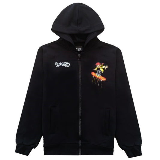 Disclaimer Skate Bear Full Zip Hoodie Junior