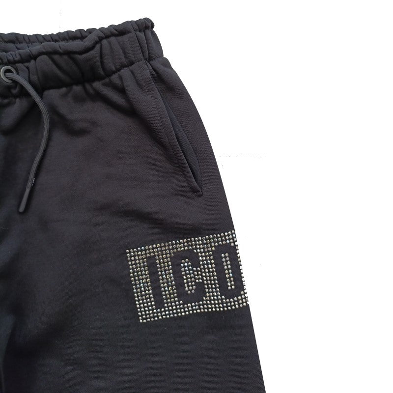 Icon Glitter Logo Wide Leg Jogger Junior