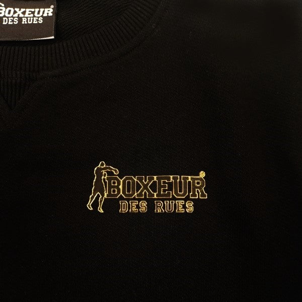 Boxeur Des Rues Mini Logo Gold Crew Uomo