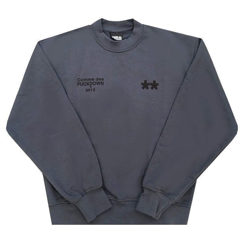 Comme Des Fuckdown Retro Logo Crew Uomo