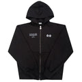 Comme Des Fuckdown Retro Logo Full Zip Hoodie Uomo