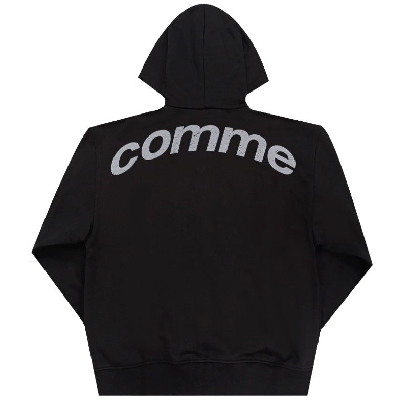 Comme Des Fuckdown Retro Logo Full Zip Hoodie Uomo